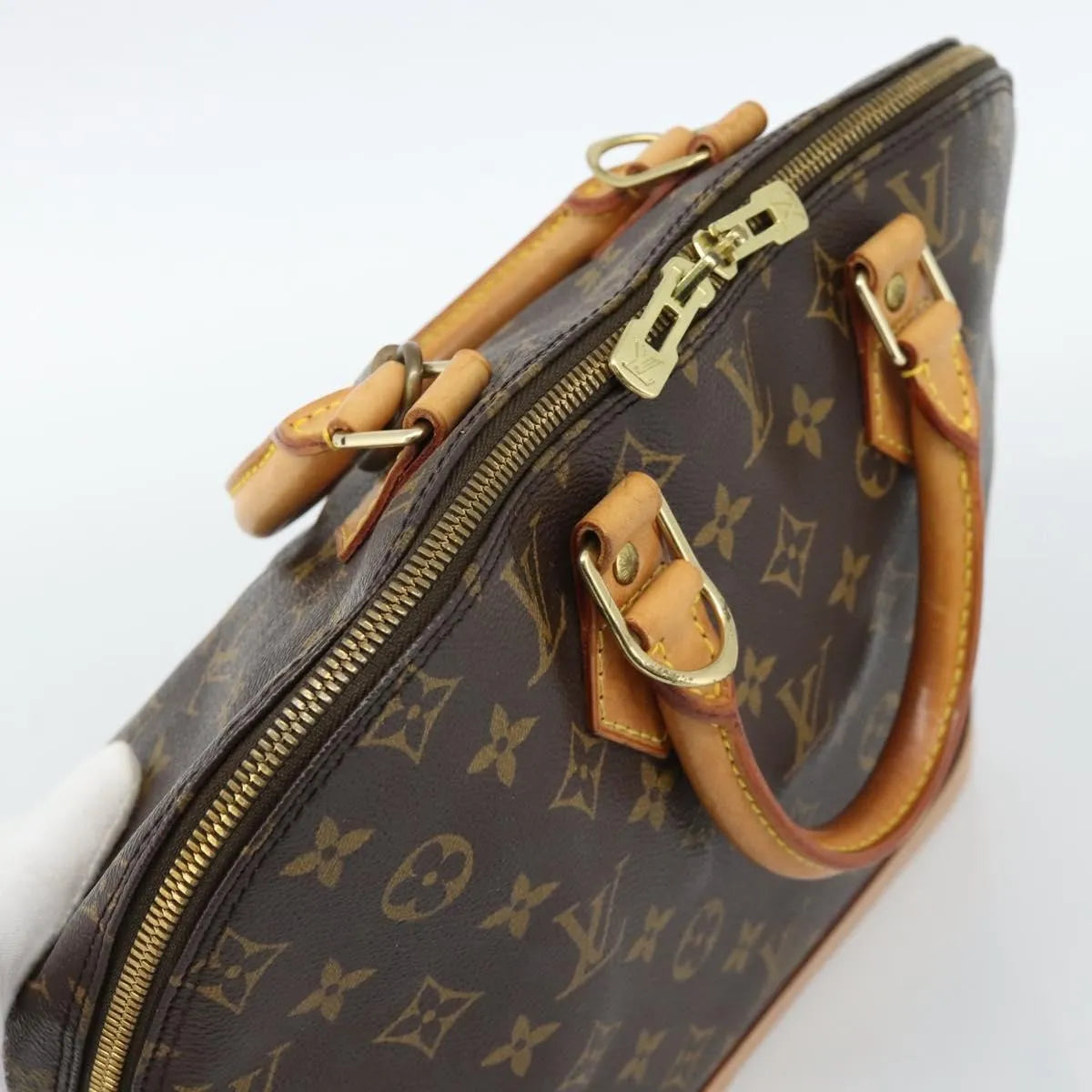 Louis Vuitton Alma Monogram Canvas, Multicolour, Canvas, Handbag