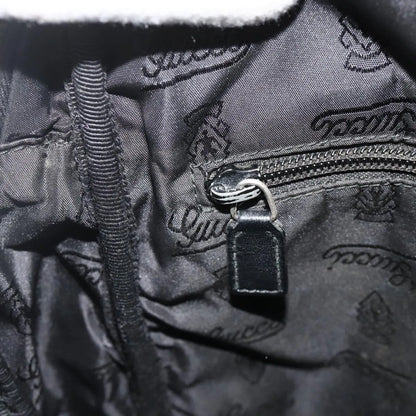 Gucci Front Zip Messenger Guccissima Leather, Black, Leather, Shoulder Bag