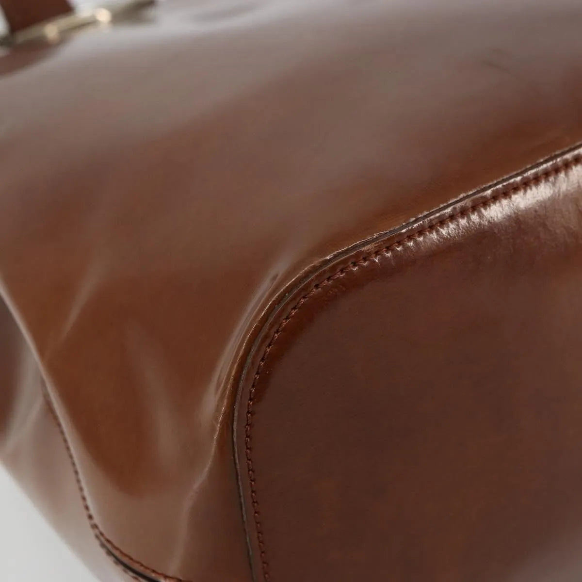 cartier Panthère Shoulder Patent leather, Brown, Patent Leather, Shoulder Bag