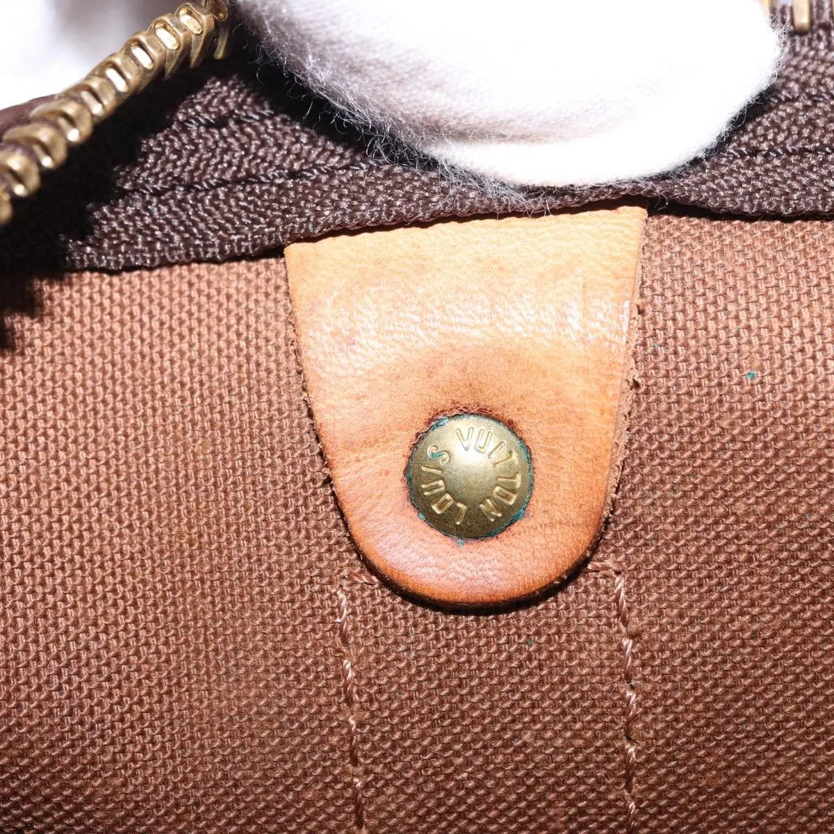 Louis Vuitton Keepall Bandoulière Monogram, Brown, Canvas, Travel Bag