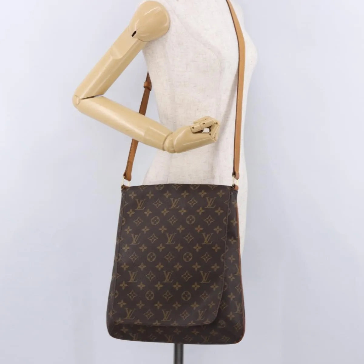 Louis Vuitton Musette Monogram, Brown, Canvas, Shoulder Bag