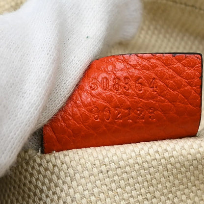 Gucci Soho Disco Leather, Orange, Leather, Shoulder Bag