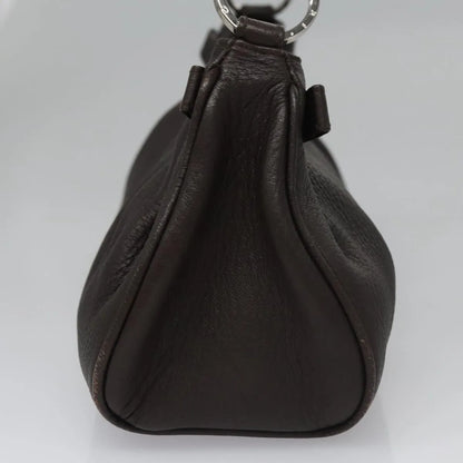Bvlgari Handbag Leather, Brown, Leather, Handbag