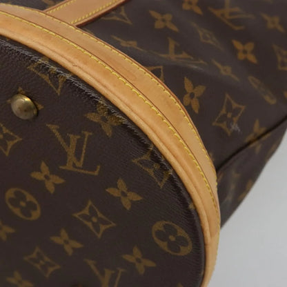 Louis Vuitton Bucket Monogram Canvas, Brown, Canvas, Tote Bag