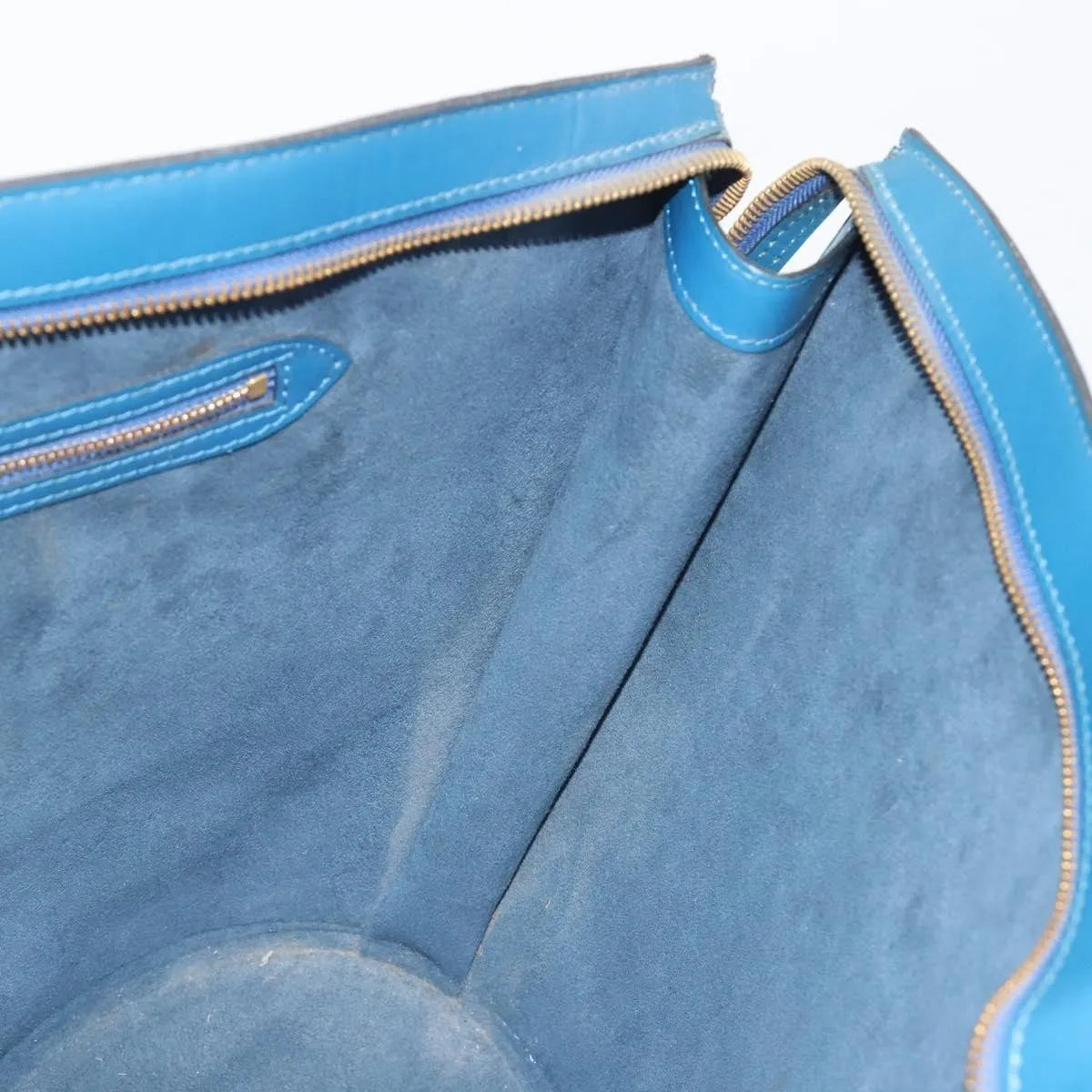 Louis Vuitton Saint Jacques Epi, Blue, Leather, Shoulder Bag