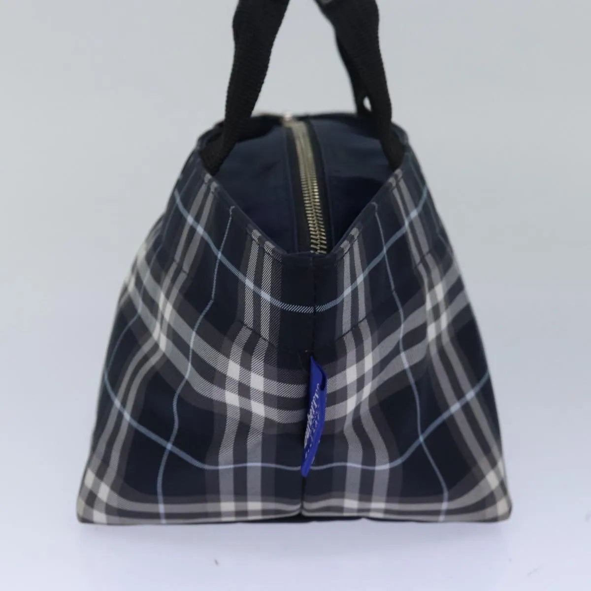 Burberry Nova Check Blue Label Nylon, Navy, Nylon, Handbag