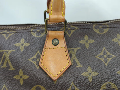 Louis Vuitton Speedy Monogram Canvas, Brown, Canvas, Handbag