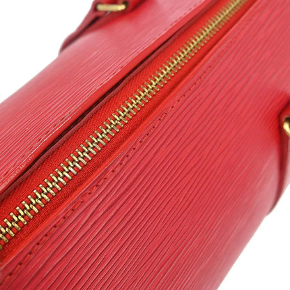 Louis Vuitton Soufflot Epi Leather, Red, Leather, Handbag