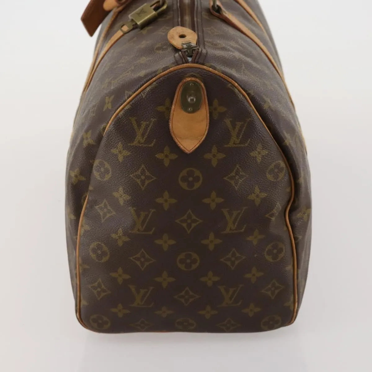 Louis Vuitton Keepall Monogram Canvas, Brown, Canvas, Travel Bag