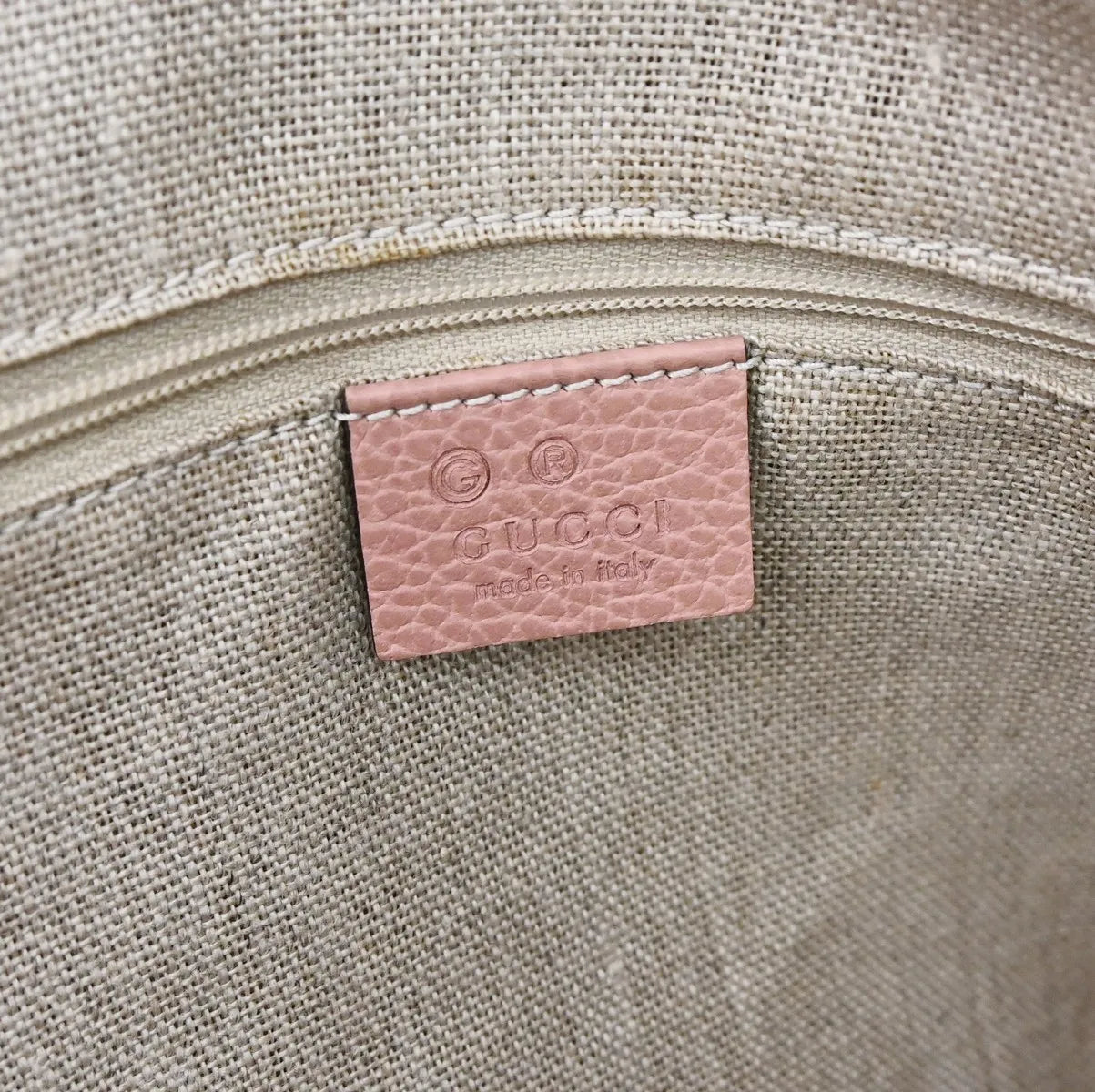 Gucci GG Charm Convertible Dome Satchel Leather, Pink, Leather, Handbag