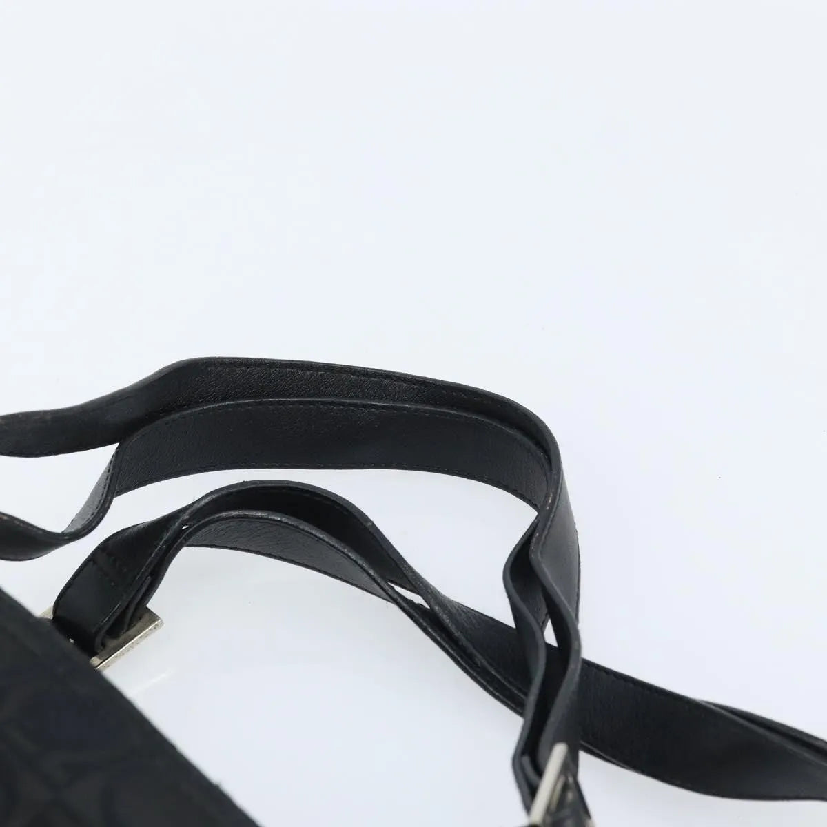 Salvatore Ferragamo Gancini Tote Gancini Canvas, Black, Nylon, Tote Bag