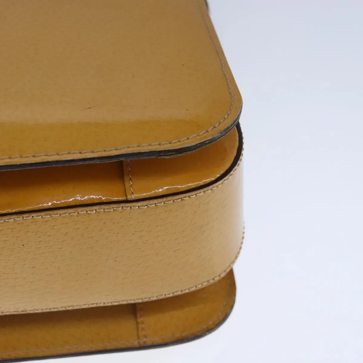Celine Shoulder bag circle logo Patent leather, Camel, Patent Leather, Shoulder Bag