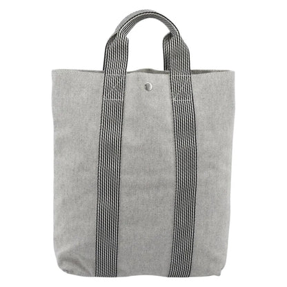Hermes Fourre-tout Herline Fourre-tout Herline, Gray, Canvas, Tote Bag