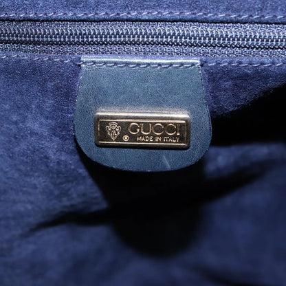 Gucci Vintage Leather, Navy, Leather, Shoulder Bag