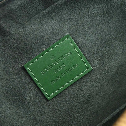 Louis Vuitton Sablons Epi Leather, Green, Leather, Handbag