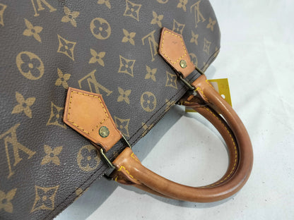 Louis Vuitton Speedy Monogram Canvas, Brown, Canvas, Handbag