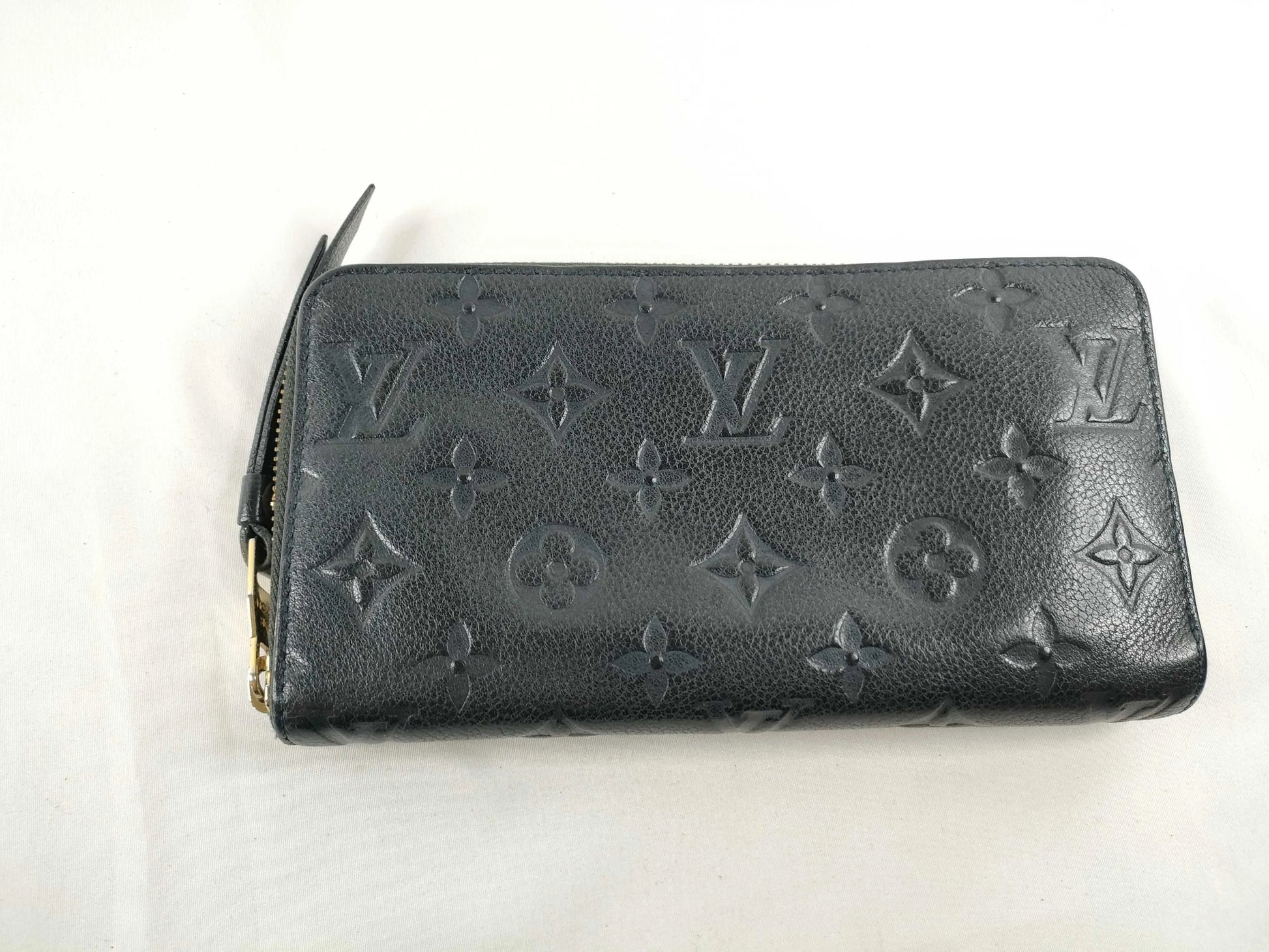 Louis Vuitton Clemence Monogram Empreinte Leather, Brown, Leather, Wallet