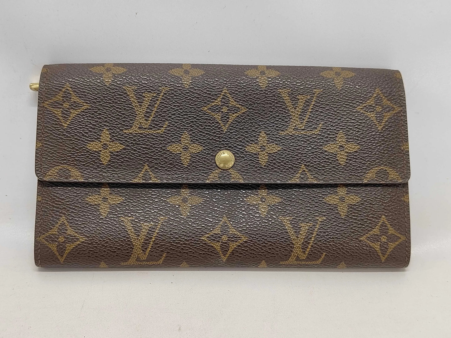 Louis Vuitton Porte Tresor International Monogram Canvas, Brown, Canvas, Wallet
