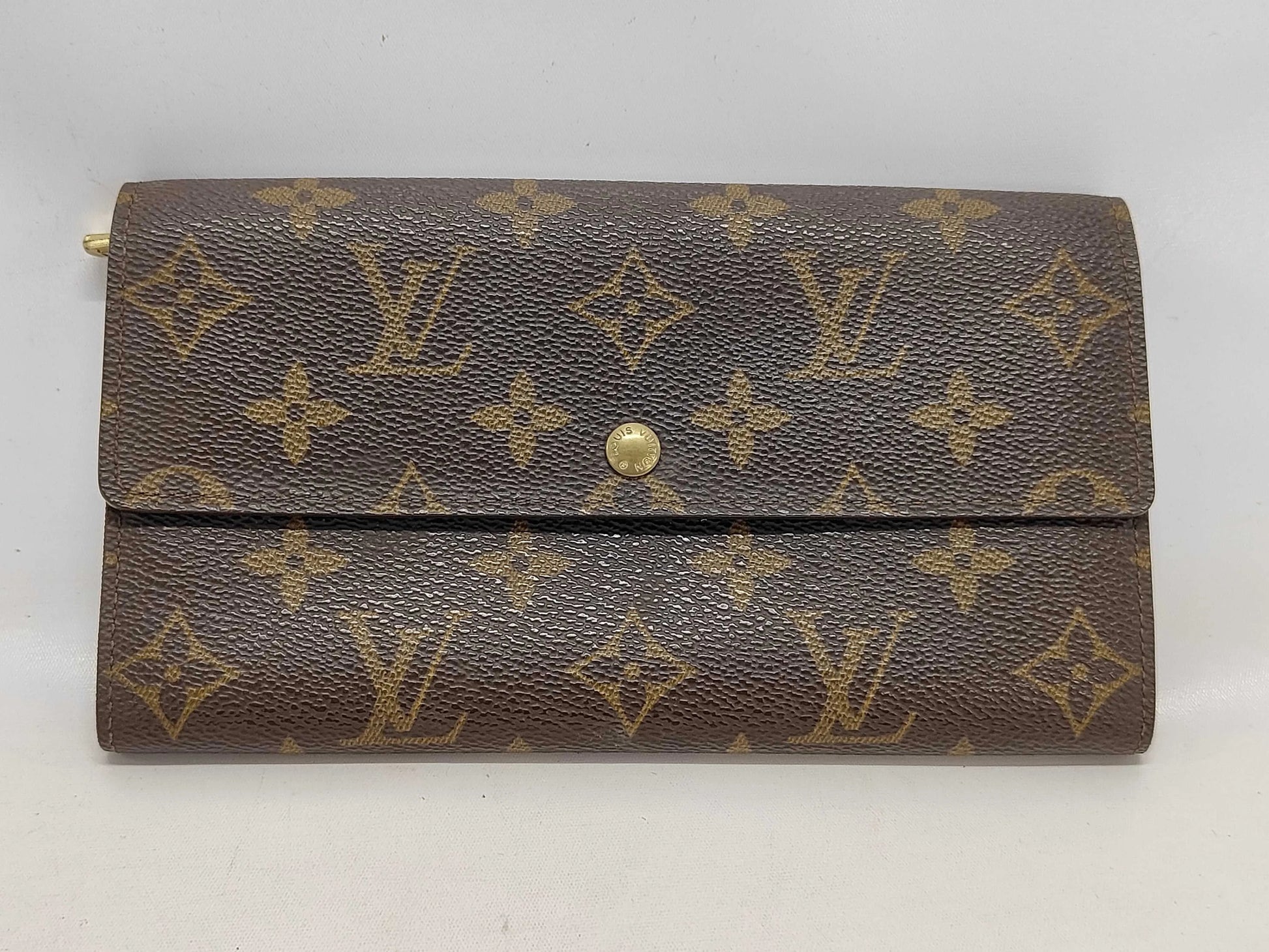 Louis Vuitton Porte Tresor International Monogram Canvas, Brown, Canvas, Wallet