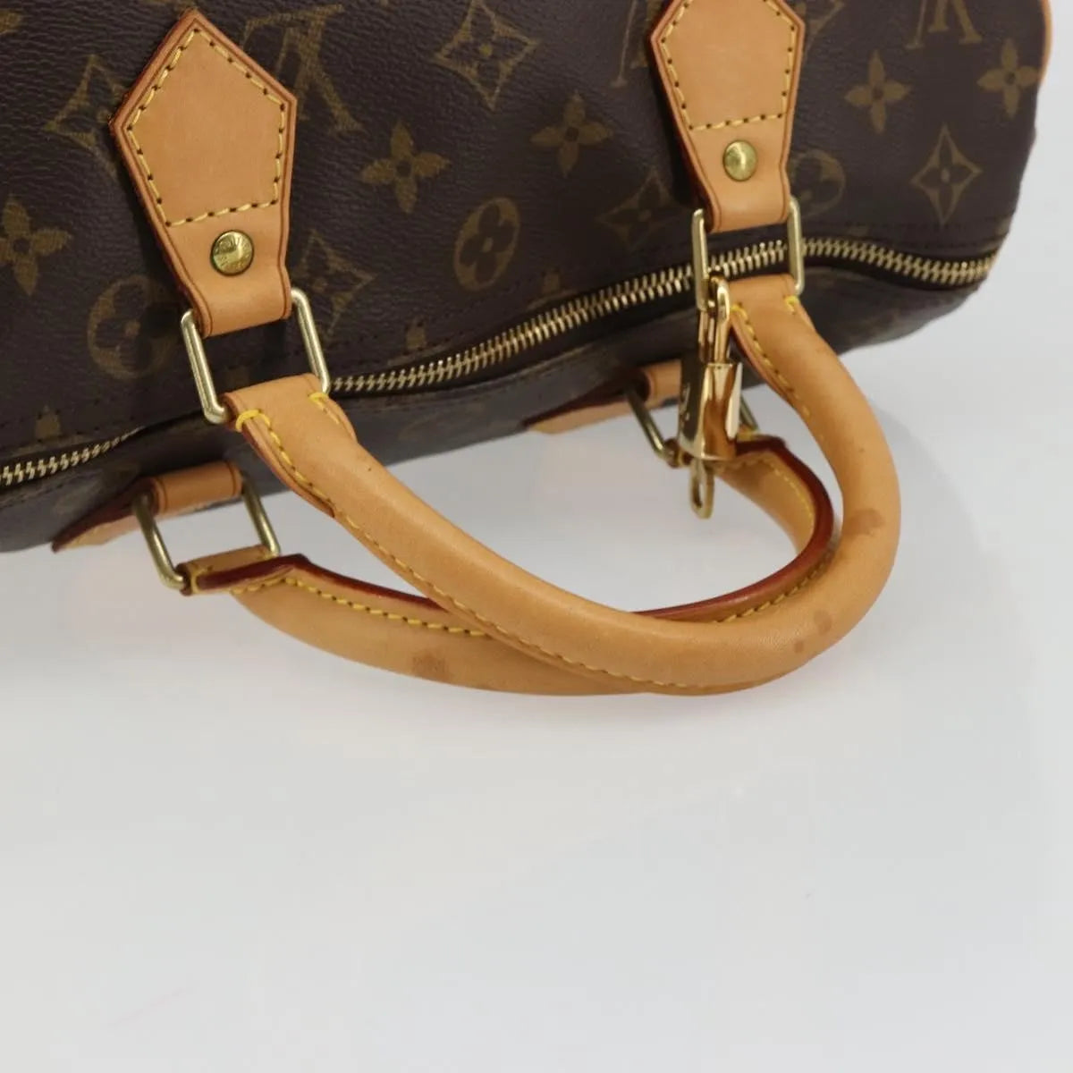 Louis Vuitton Speedy Monogram Canvas, Brown, Canvas, Handbag