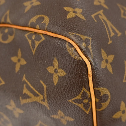Louis Vuitton Keepall Monogram Canvas, Brown, Canvas, Travel Bag