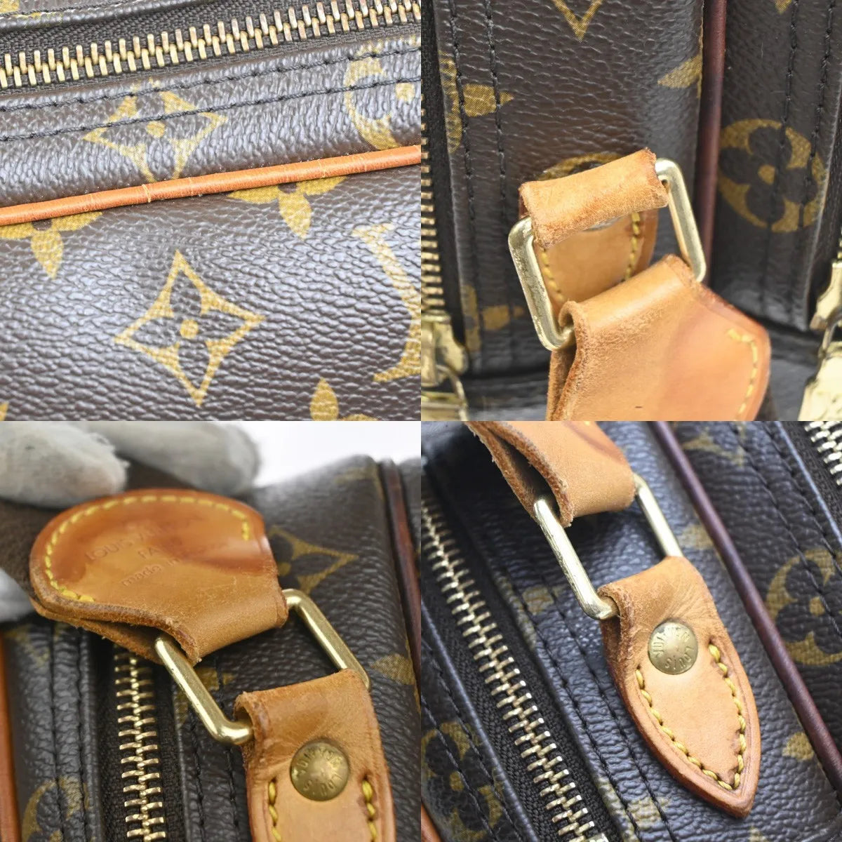 Louis Vuitton Reporter Monogram Canvas, Brown, Canvas, Shoulder Bag