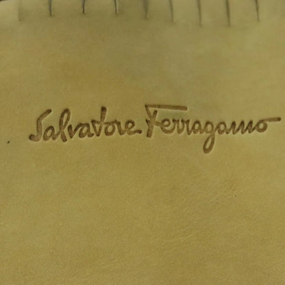 Salvatore Ferragamo Vintage Suede, Yellow, Suede, Shoulder Bag