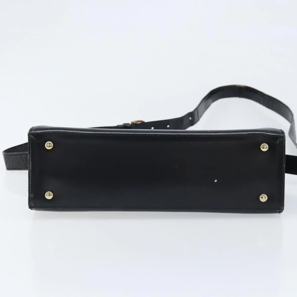 Celine Vintage Leather, Black, Leather, Shoulder Bag
