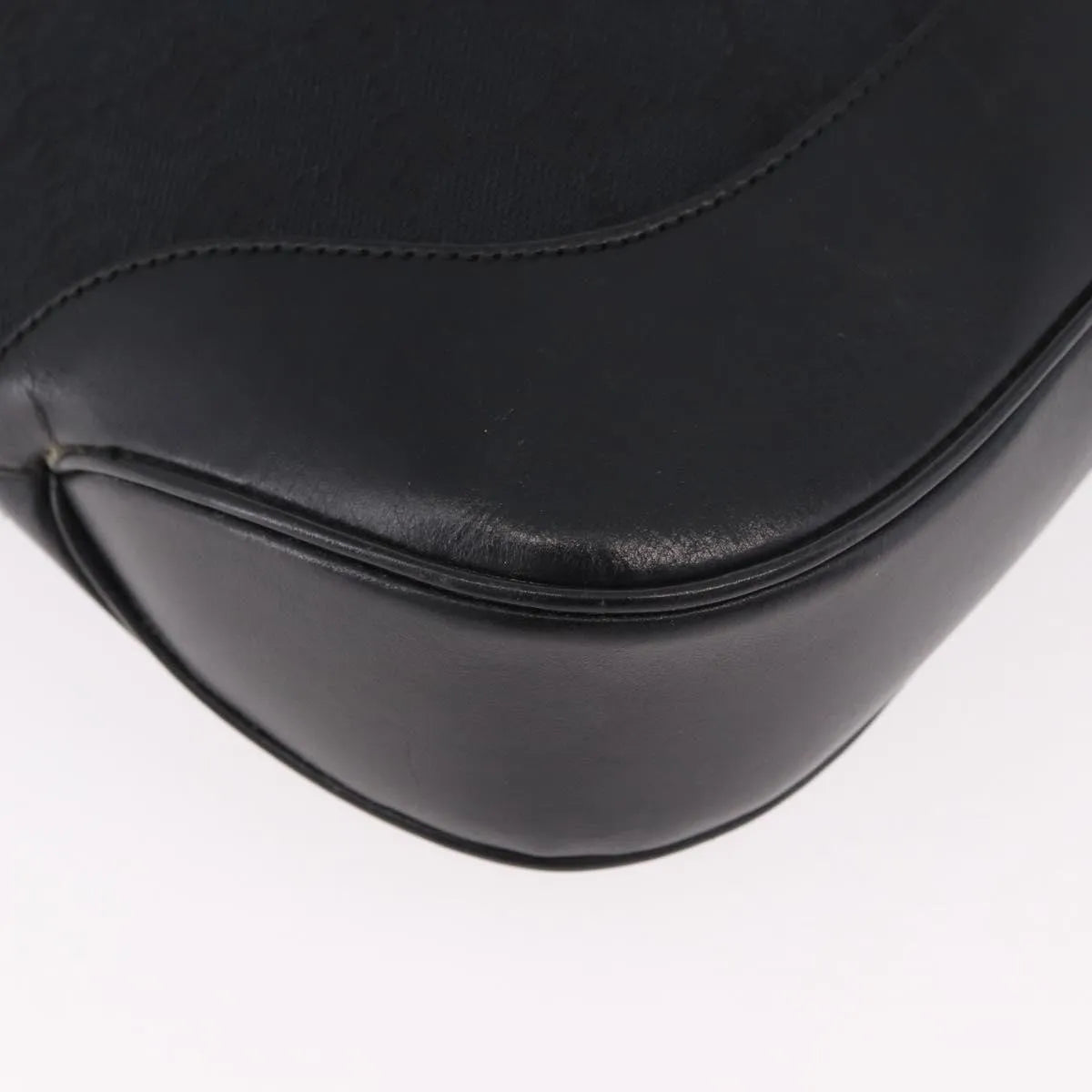 Gucci Vintage Jackie O Hobo Canvas and leather, Black, Canvas, Shoulder Bag