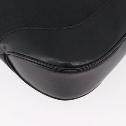 Gucci Vintage Jackie O Hobo Canvas and leather, Black, Canvas, Shoulder Bag