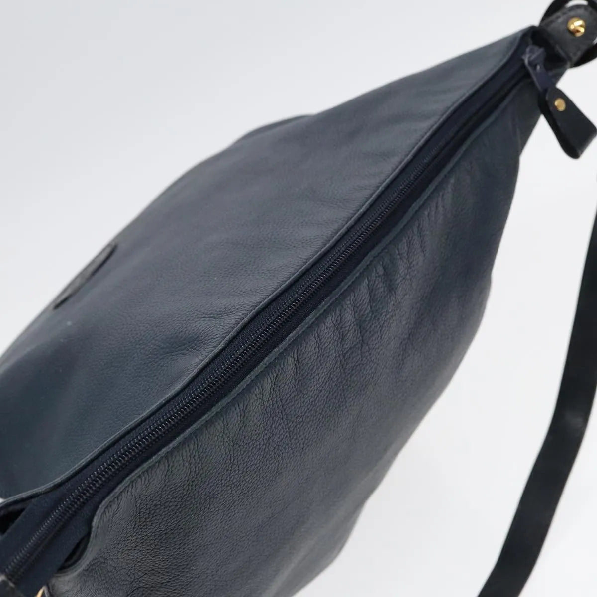 Gucci Vintage Leather, Navy, Leather, Shoulder Bag