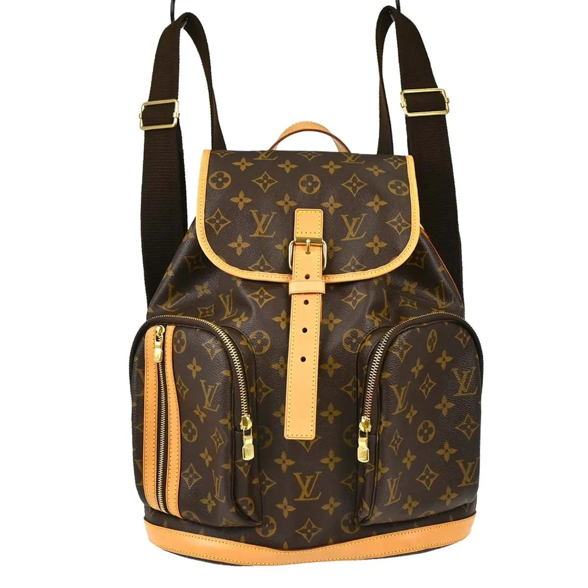 Louis Vuitton Bosphore Monogram Canvas, Brown, Canvas, Backpack