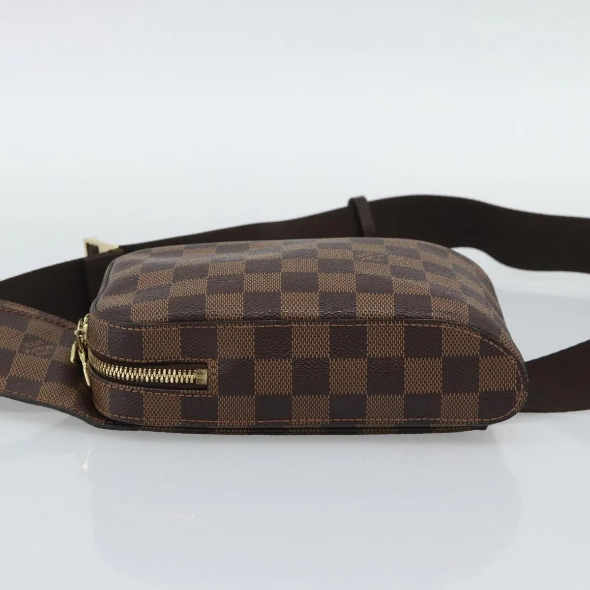 Louis Vuitton Geronimos Waist Damier, Brown, Canvas, Shoulder Bag