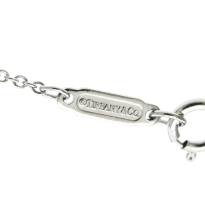 Tiffany & Co. Open Circle Pendant Platinum with Diamonds, Silver, Platinum, Necklace