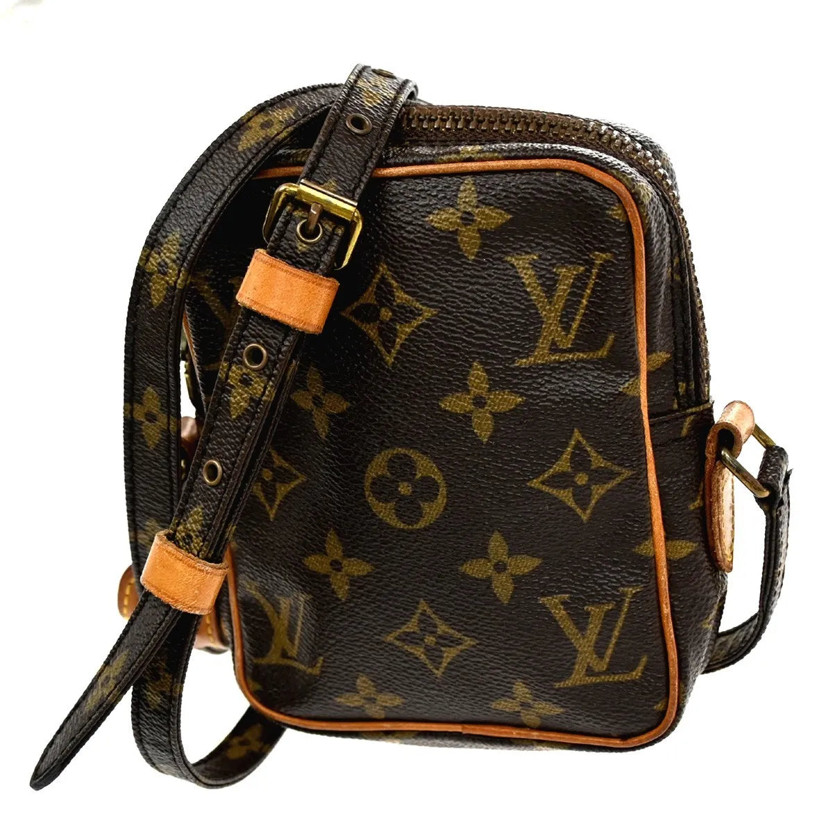 Louis Vuitton Danube Monogram Canvas, Brown, Canvas, Clutch