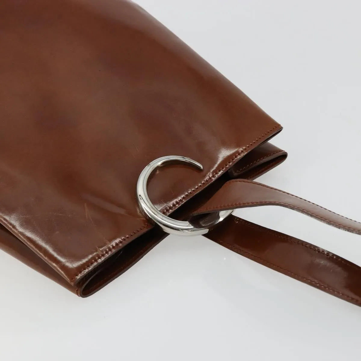 cartier Panthère Shoulder Patent leather, Brown, Patent Leather, Shoulder Bag