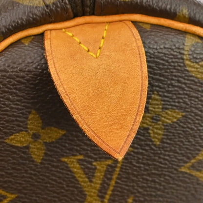 Louis Vuitton Keepall Monogram Canvas, Brown, Canvas, Travel Bag