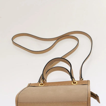 Celine vintage Leather, Beige, Leather, Handbag