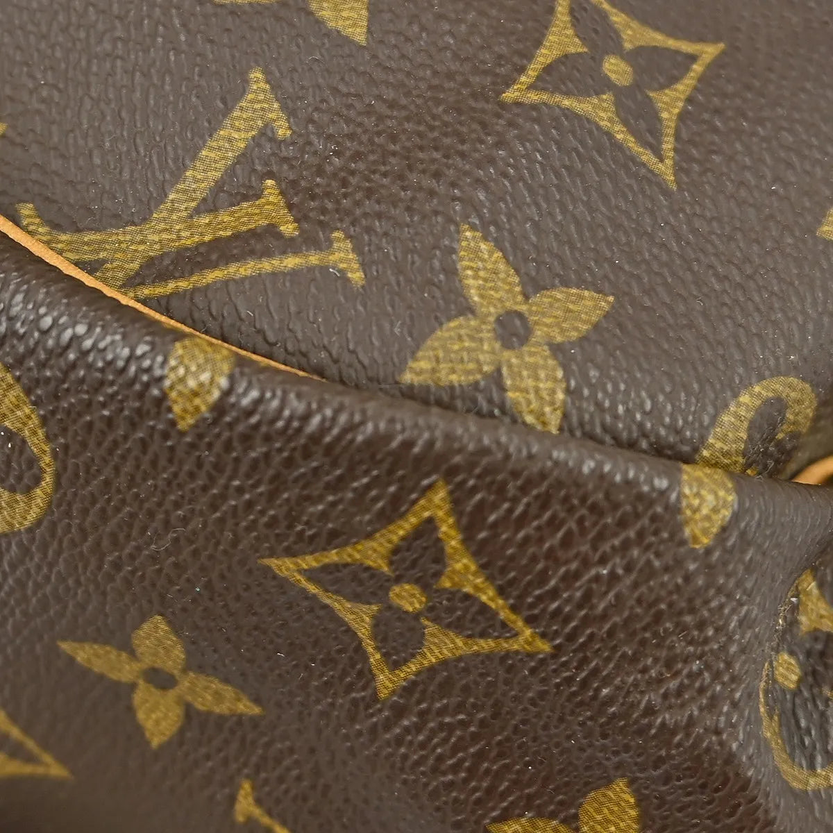 Louis Vuitton Saumur Canvas, Brown, Canvas, Shoulder Bag
