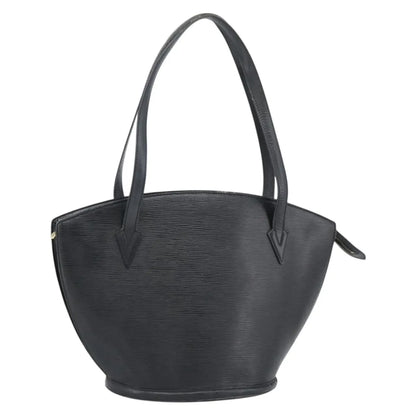 Louis Vuitton Saint Jacques Epi Leather, Black, Leather, Shoulder Bag