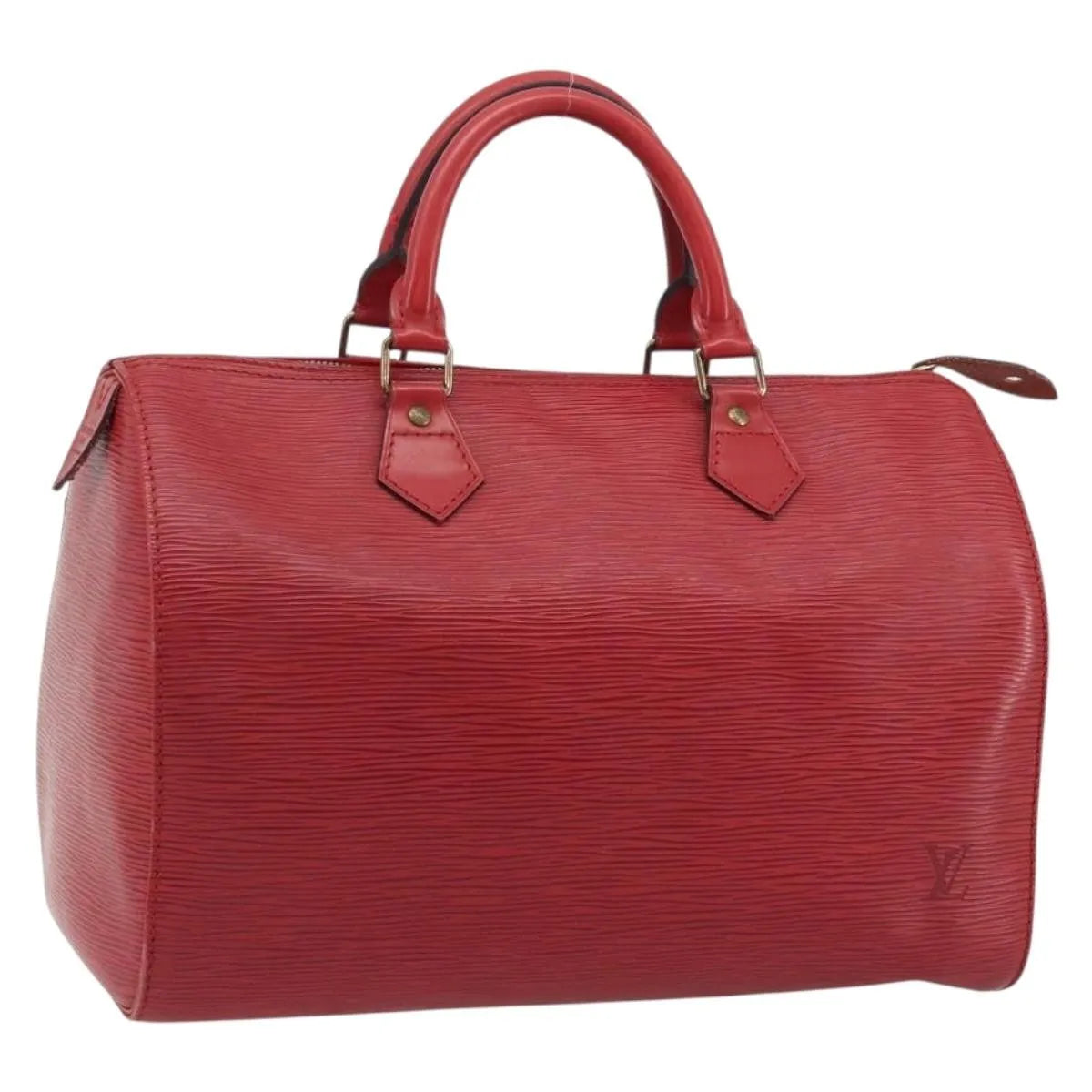Louis Vuitton Speedy Epi Leather, Red, Leather, Handbag