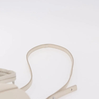 Celine Vertical Bi-Cabas Tote Leather, White, Leather, Tote Bag