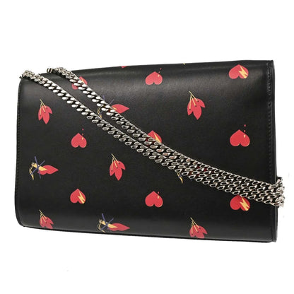 Saint Laurent Kate leather, Black, Leather, Shoulder Bag