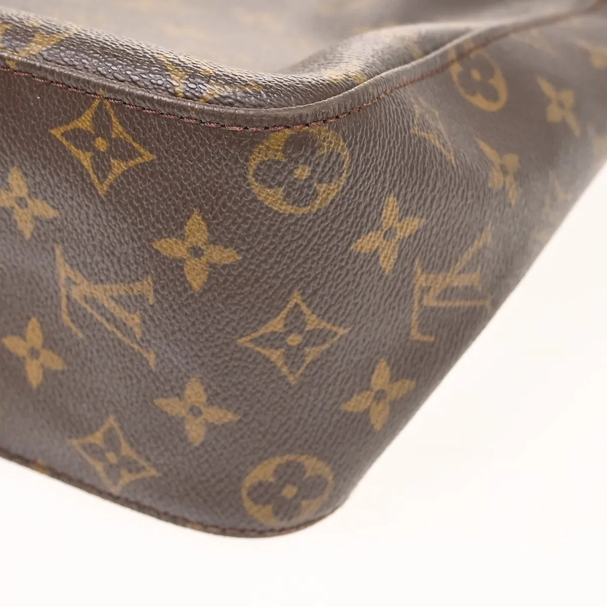 Louis Vuitton Loop Hobo Canvas, Brown, Canvas, Shoulder Bag