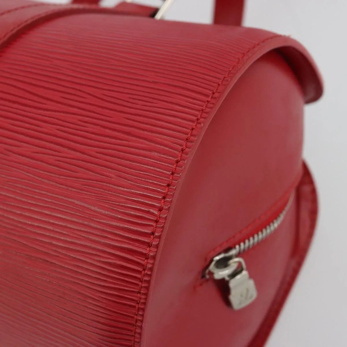 Louis Vuitton Soufflot Epi Leather, Red, Leather, Handbag