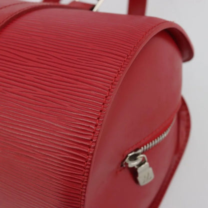 Louis Vuitton Soufflot Epi Leather, Red, Leather, Handbag