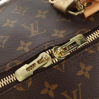 Louis Vuitton Keepall Monogram Canvas, Brown, Canvas, Travel Bag