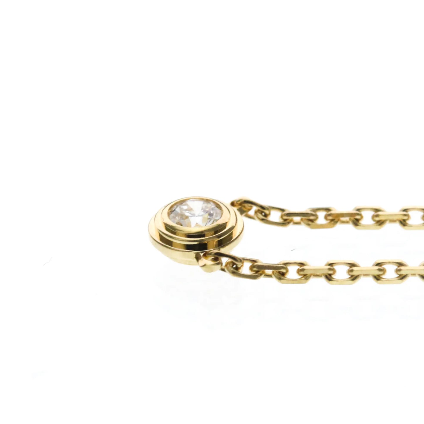 Cartier Cartier D'Amour Pendant 18K Yellow Gold and Diamond, Gold, Yellow Gold, Necklace