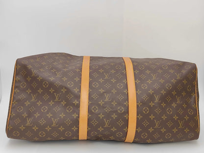 Louis Vuitton Keepall Monogram Canvas, Brown, Canvas, Travel Bag