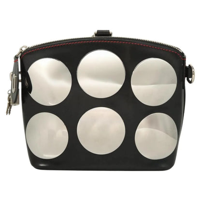 Louis Vuitton Suhari Lockit Leather, Black, Leather, Handbag